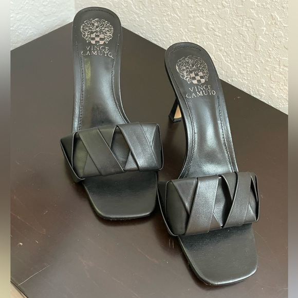 Vince Camuto | Shoes | Vince Camuto Endonta Braid Leather Mule Sandal | Poshmark